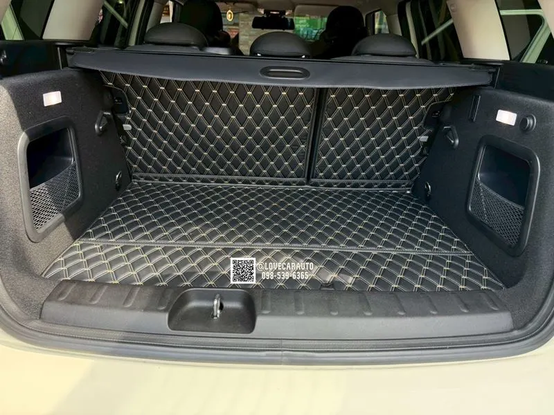พรมปูพื้นรถยนต์ 6D Mini Clubman พรมvvip ดำด้ายทอง