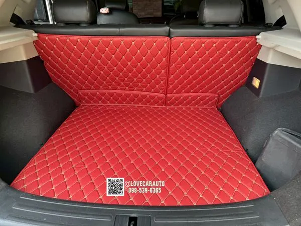 พรมปูพื้นรถยนต์ MG ZS 2020 สีแดงไวน์