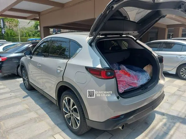 พรมปูพื้นรถยนต์ Mazda CX5 ไวนิลเทา