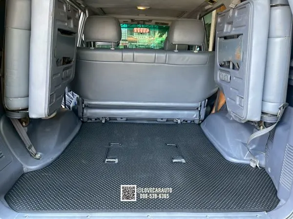 พรมปูพื้นรถยนต์ Toyota Land Cruiser prado95 กระดุมเล็กสีดำขอบดำ