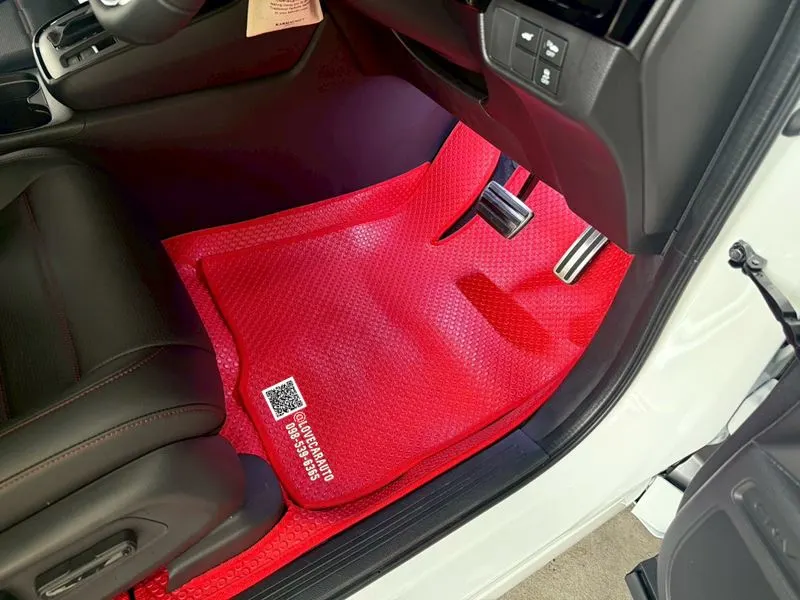 พรมกระดุมรถยนต์ Honda CRV G6 5ที่นั่ง 2025 กระดุมเล็กสีแดง