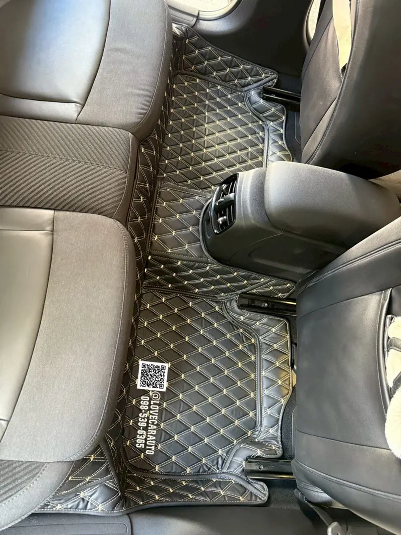 พรมปูพื้นรถยนต์ 6D Mini Clubman พรมvvip ดำด้ายทอง