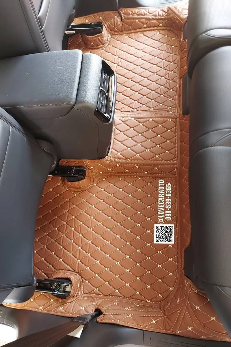 พรมปูพื้นรถยนต์ 6D Honda CR-V G6 สีน้ำตาลเข้ม
