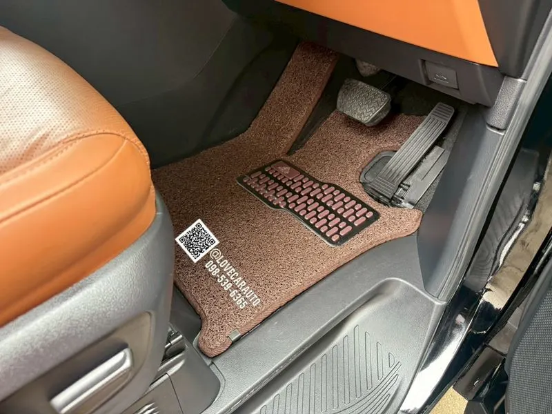 พรมดักฝุ่นรถยนต์ Toyota Alphard 40 2025 พรมไวนิลดักฝุ่นสีน้ำตาล