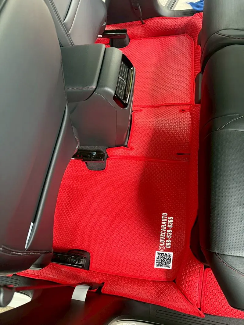 พรมกระดุมรถยนต์ Honda CRV G6 5ที่นั่ง 2025 กระดุมเล็กสีแดง