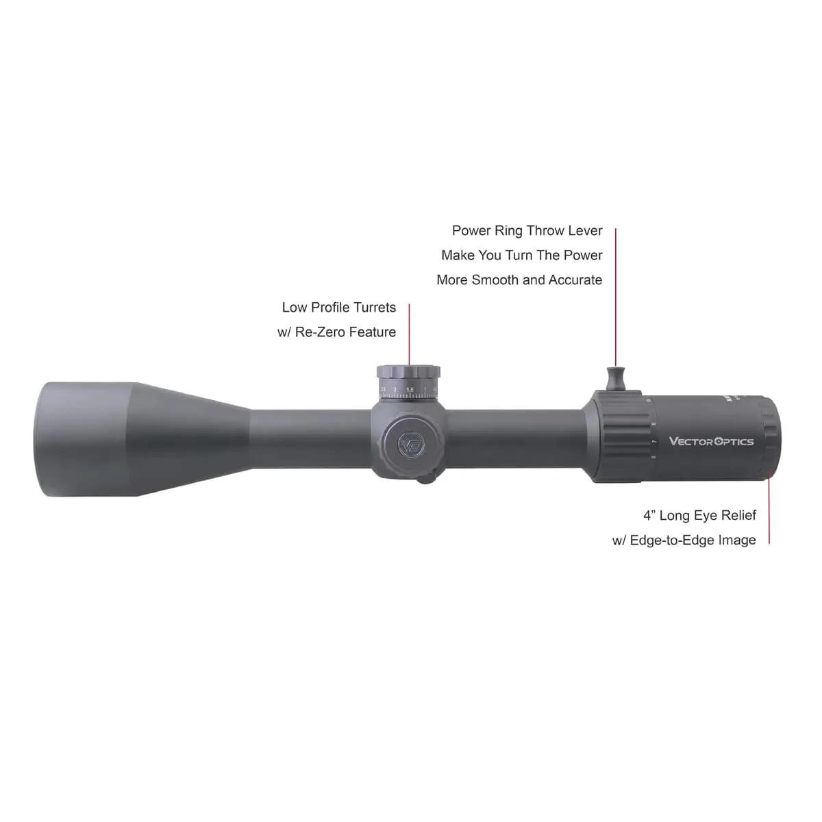 VECTOR OPTICS Marksman 4-16x44 First Focal Plane Riflescope