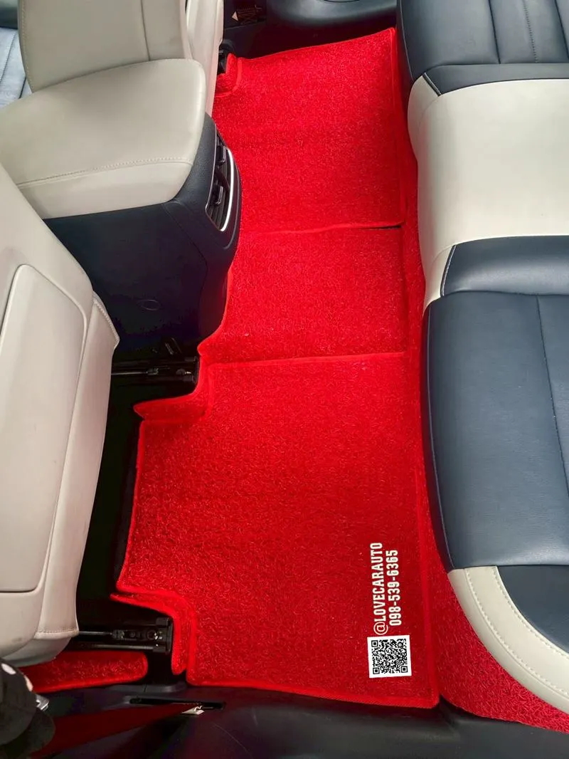 พรมปูพื้นรถยนต์ Mg Hs พรมไวนิลสีแดง