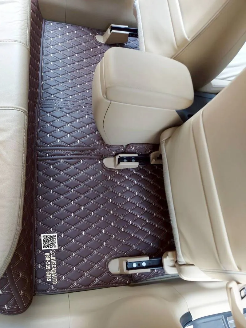 พรมปูพื้นรถยนต์ Honda Civic FB สีกาแฟด้ายคู่