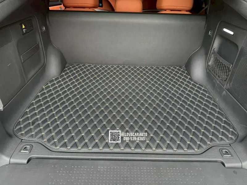 พรมปูพื้นรถยนต์ 6D Changan Deepal E07 พรม VVIPด้ายคู่ สีดำด้ายทอง